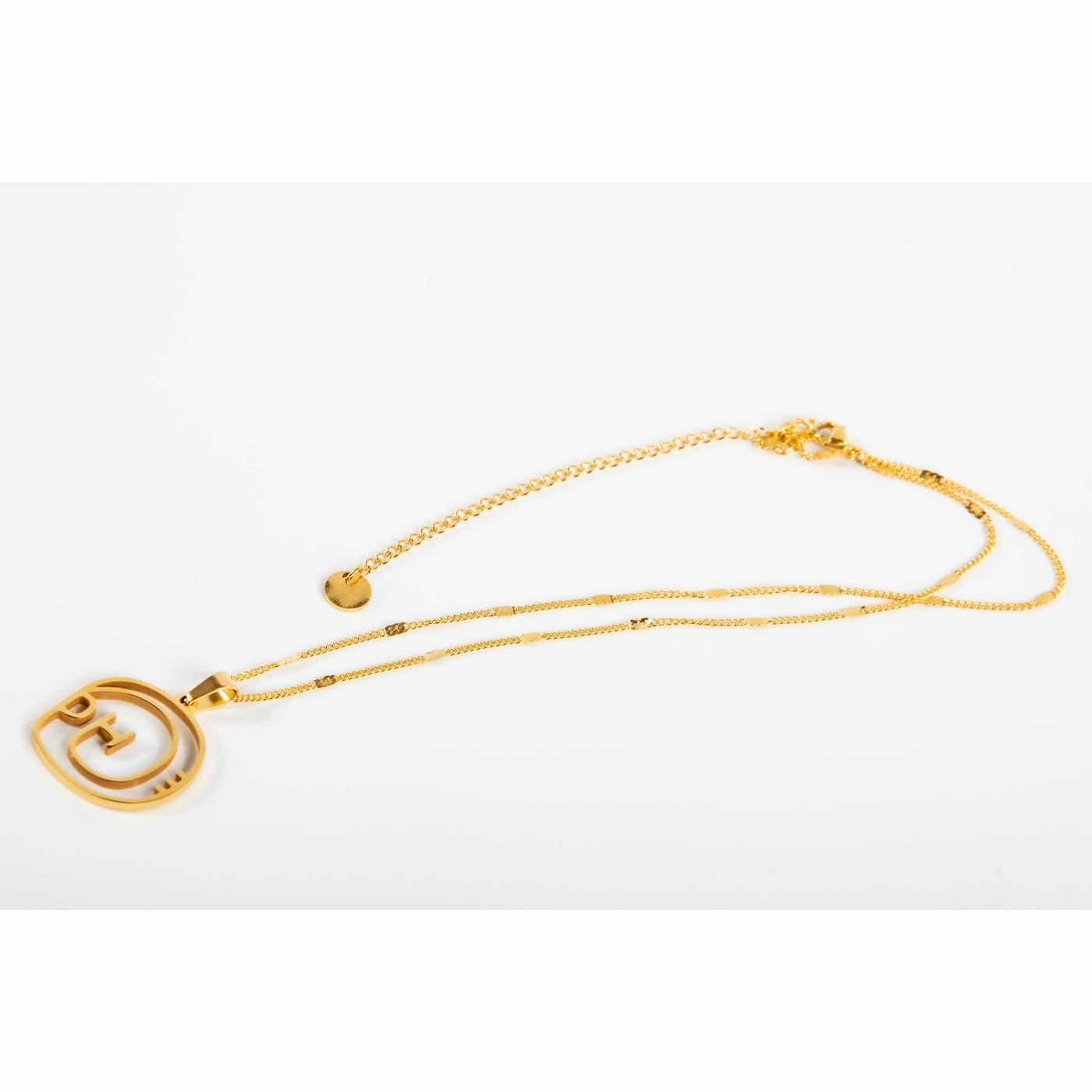 Circle Of Hope Necklace 20 inch 18 KT Gold