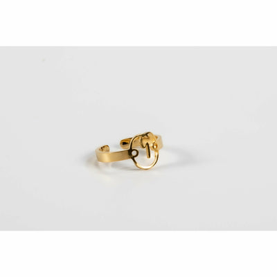Face Of Hope Rings 18KT Gold Plated Ring