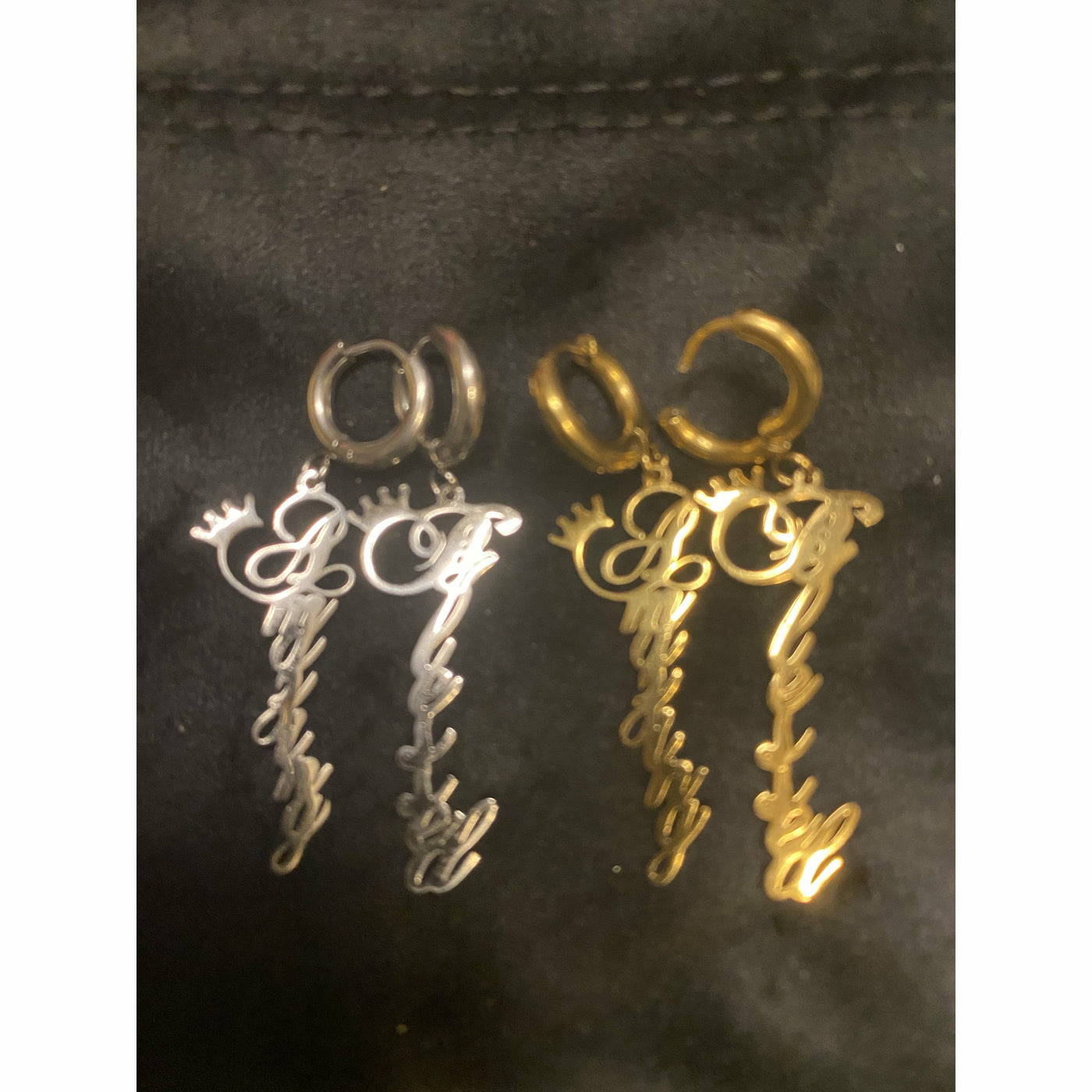 Amazing & Blessed Earrings Silver or Gold Tone