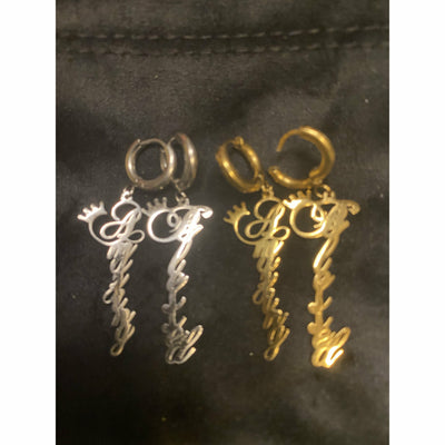 Amazing & Blessed Earrings Silver or Gold Tone