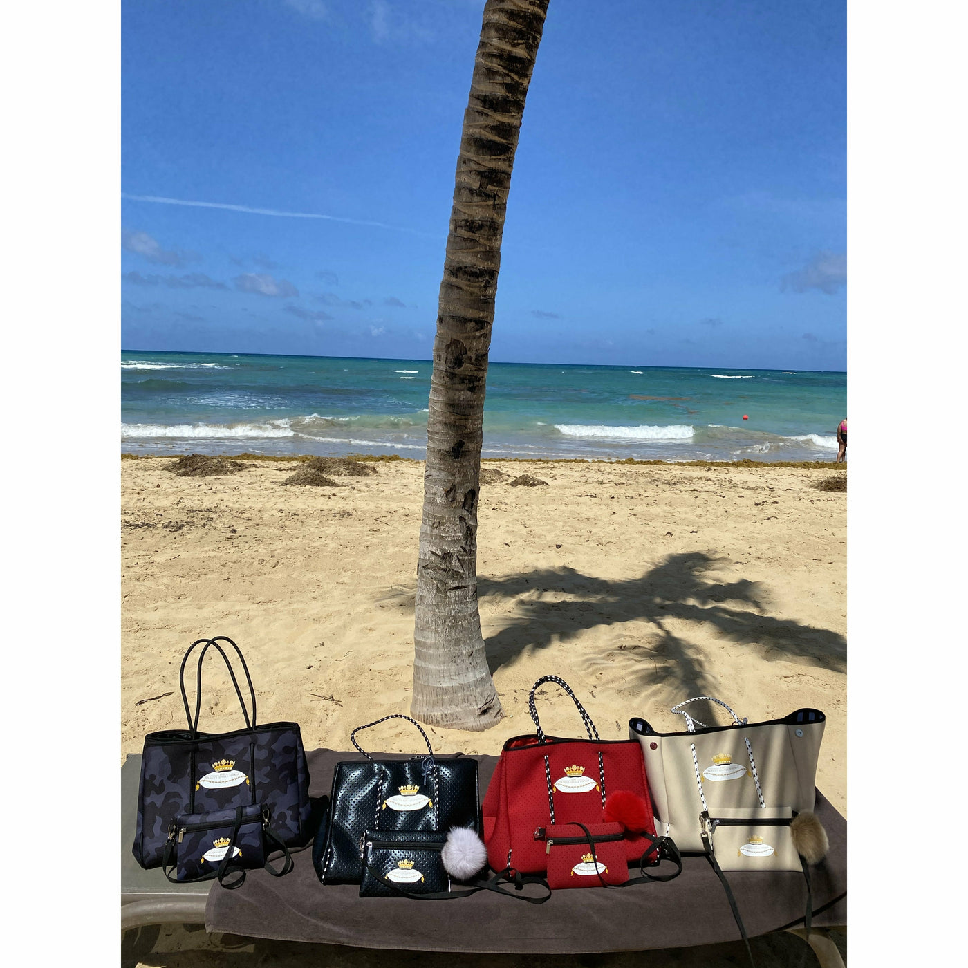 Everyday 2 piece Tote Beach Travel Bag & Matching Crossbody