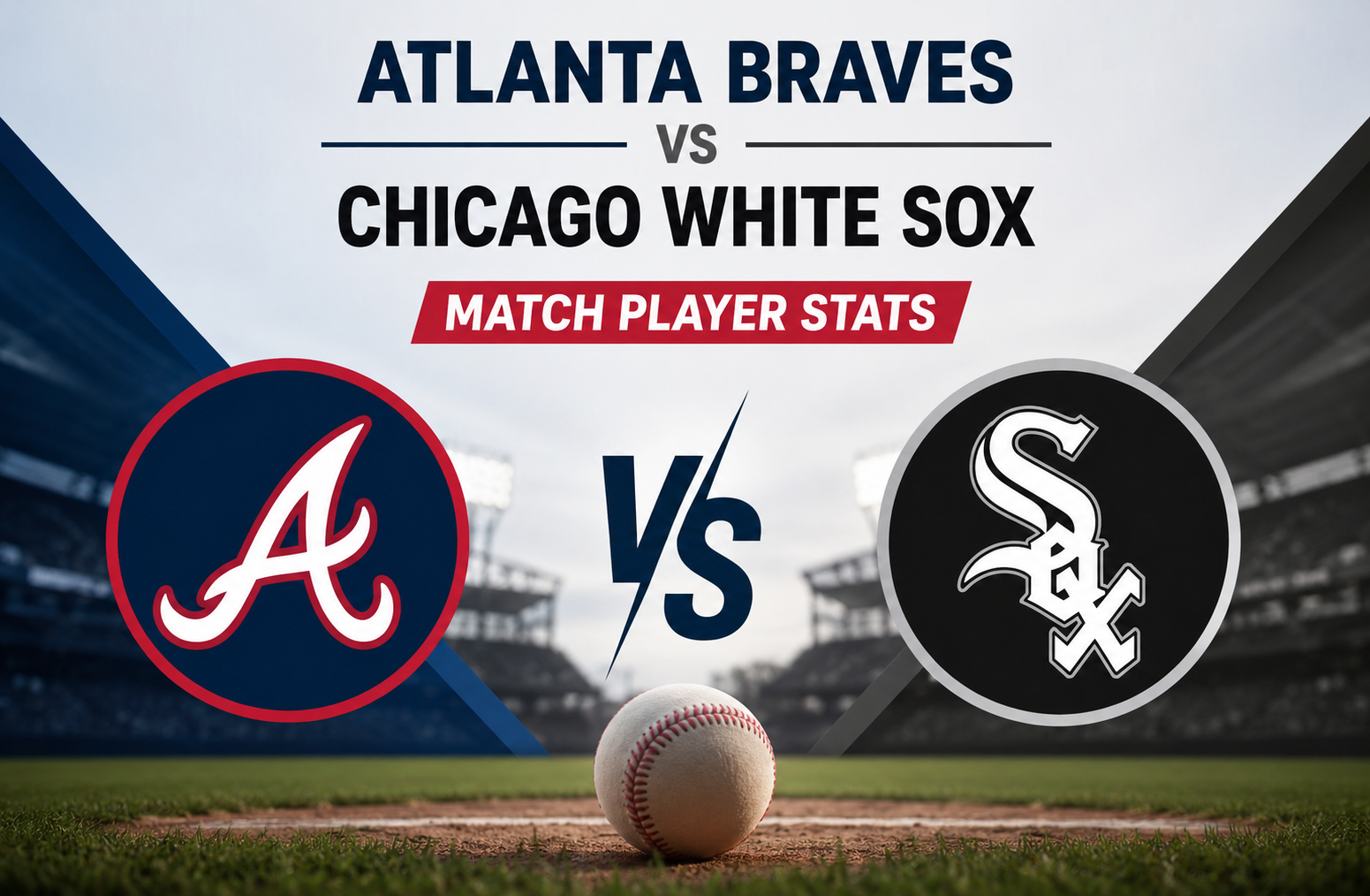 Atlanta Braves vs Chicago White Sox Match Player Stats