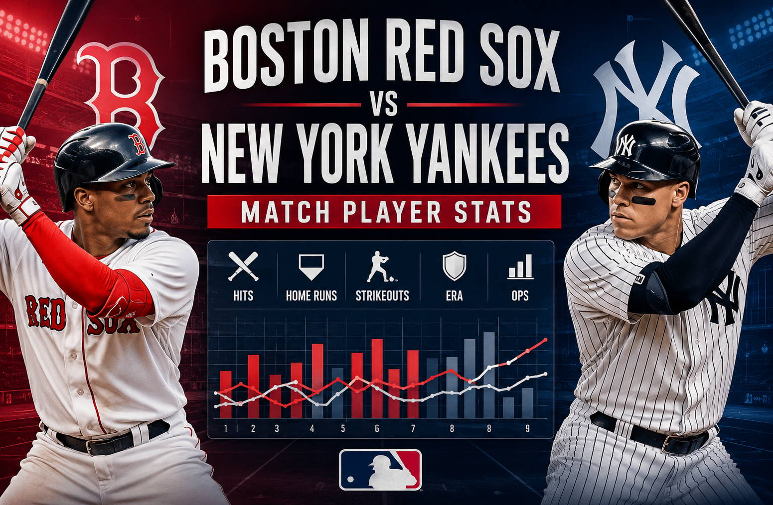 Boston Red Sox vs New York Yankees Match Player Stats