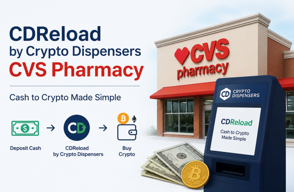 CDReload by Crypto Dispensers CVS Pharmacy Guide