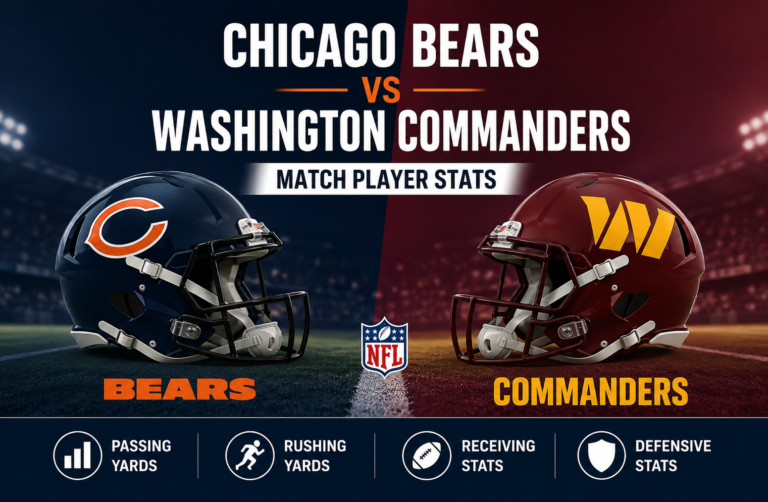 Chicago Bears vs Washington Commanders Match Player Stats