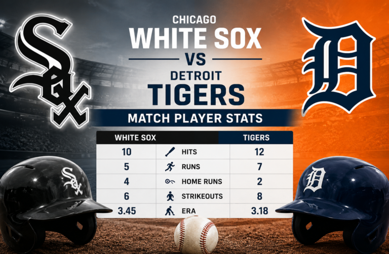 Chicago White Sox vs Detroit Tigers Match Player Stats
