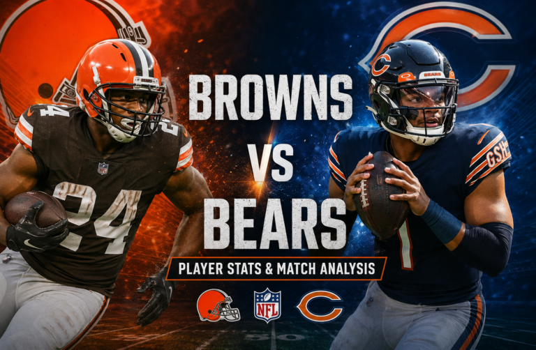 Cleveland Browns vs Chicago Bears Match Player Stats