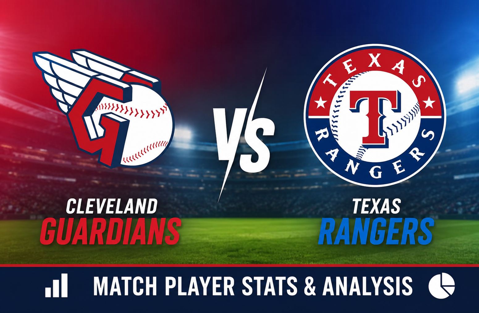 Cleveland Guardians vs Texas Rangers Match Player Stats