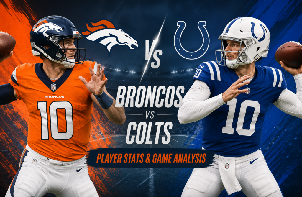 Denver Broncos vs Indianapolis Colts Match Player Stats