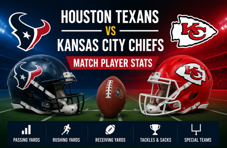 Houston Texans vs Kansas City Chiefs Match Player Stats