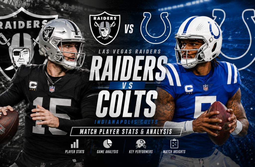 Las Vegas Raiders vs Indianapolis Colts Match Player Stats