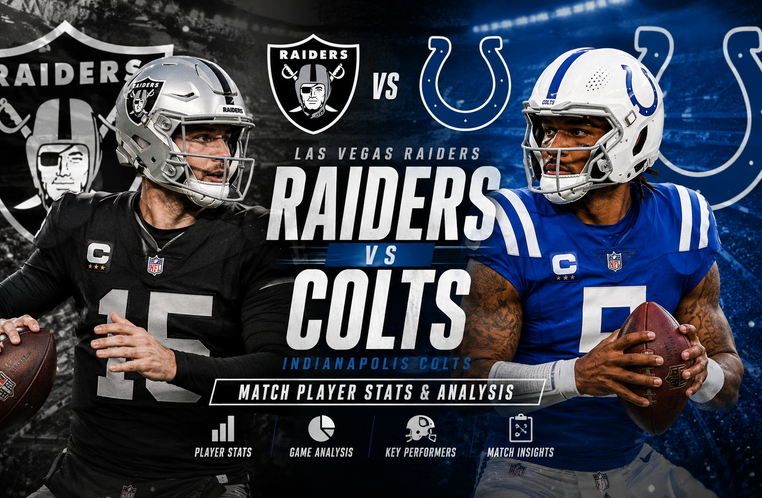 Las Vegas Raiders vs Indianapolis Colts Match Player Stats