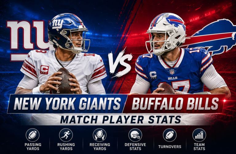 New York Giants vs Buffalo Bills Match Player Stats