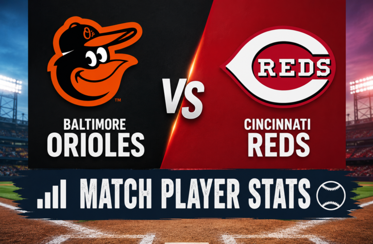 Baltimore Orioles vs Cincinnati Reds Match Player Stats