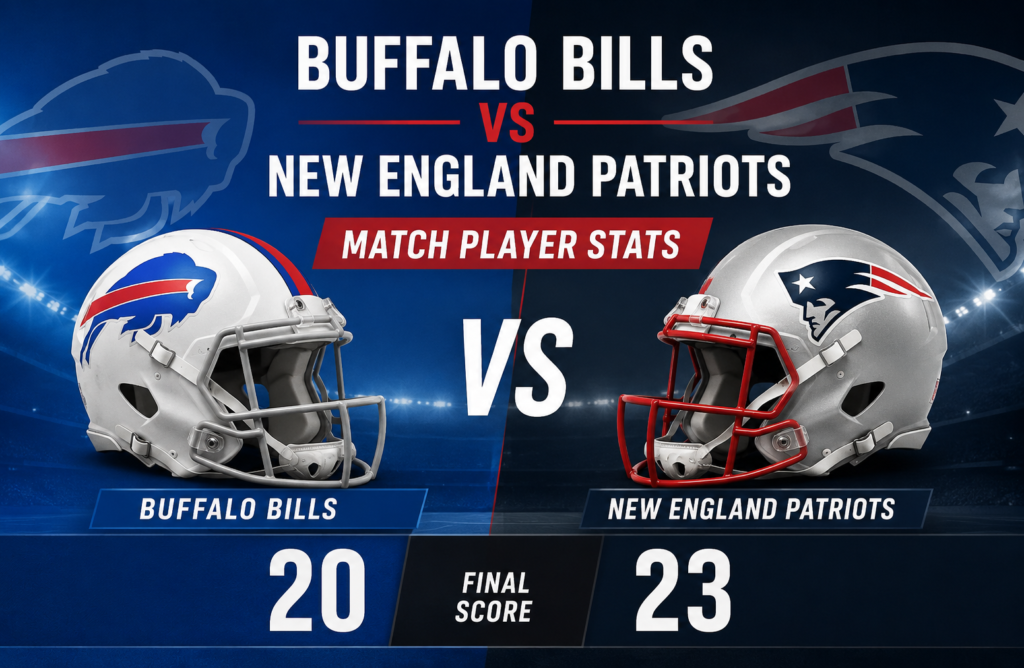 Buffalo Bills vs New England Patriots Match Player Stats