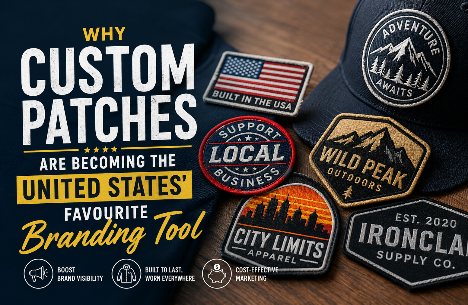 Why Custom Patches Are Becoming the United States' Favourite Branding Tool