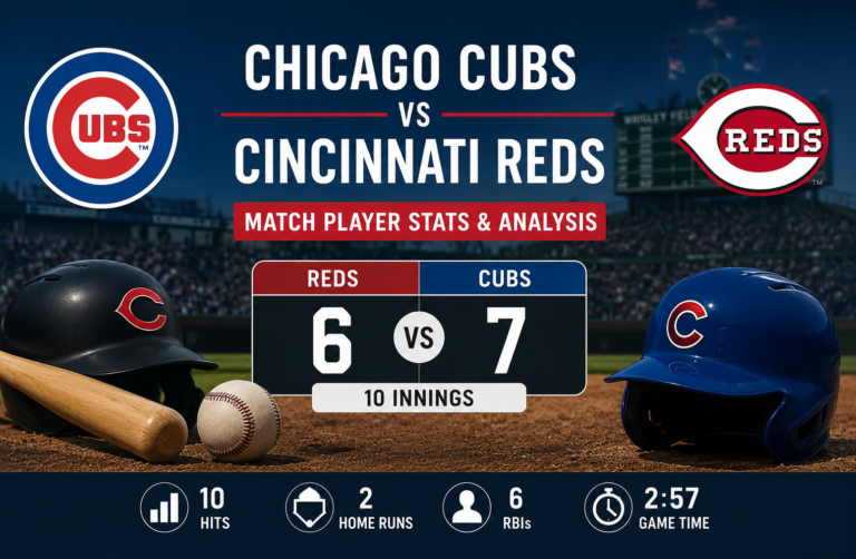 Chicago Cubs vs Cincinnati Reds Match Player Stats: Complete Game Analysis and Performance Breakdown