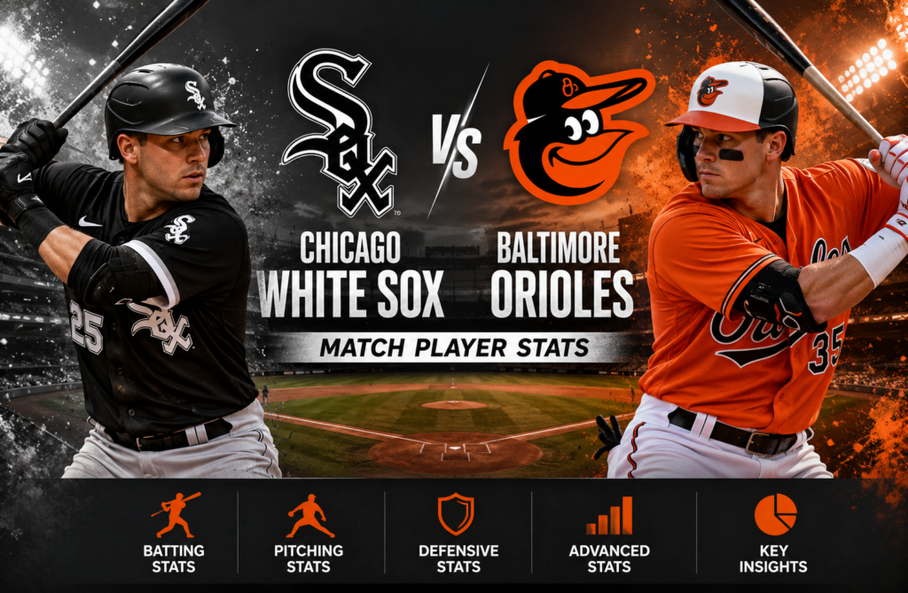 Chicago White Sox vs Baltimore Orioles Match Player Stats