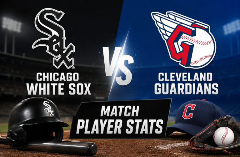 Chicago White Sox vs Cleveland Guardians Match Player Stats