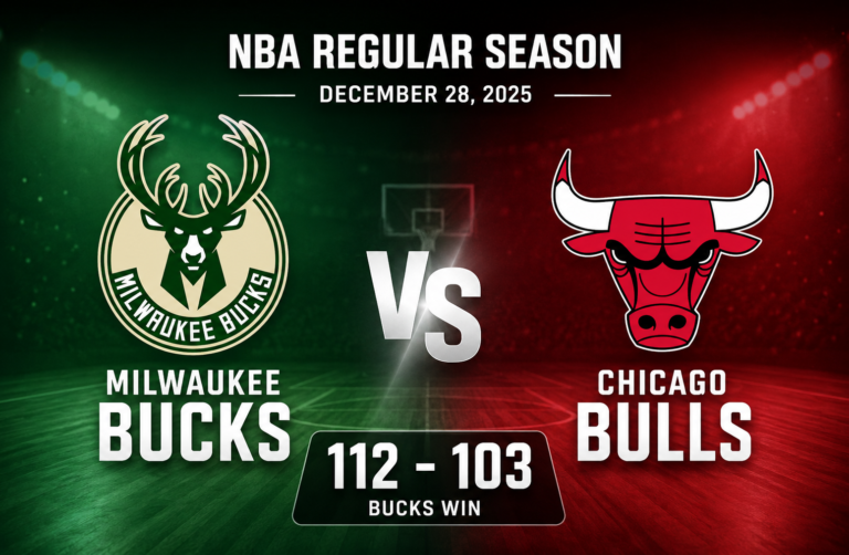 Milwaukee Bucks vs Chicago Bulls Match Player Stats