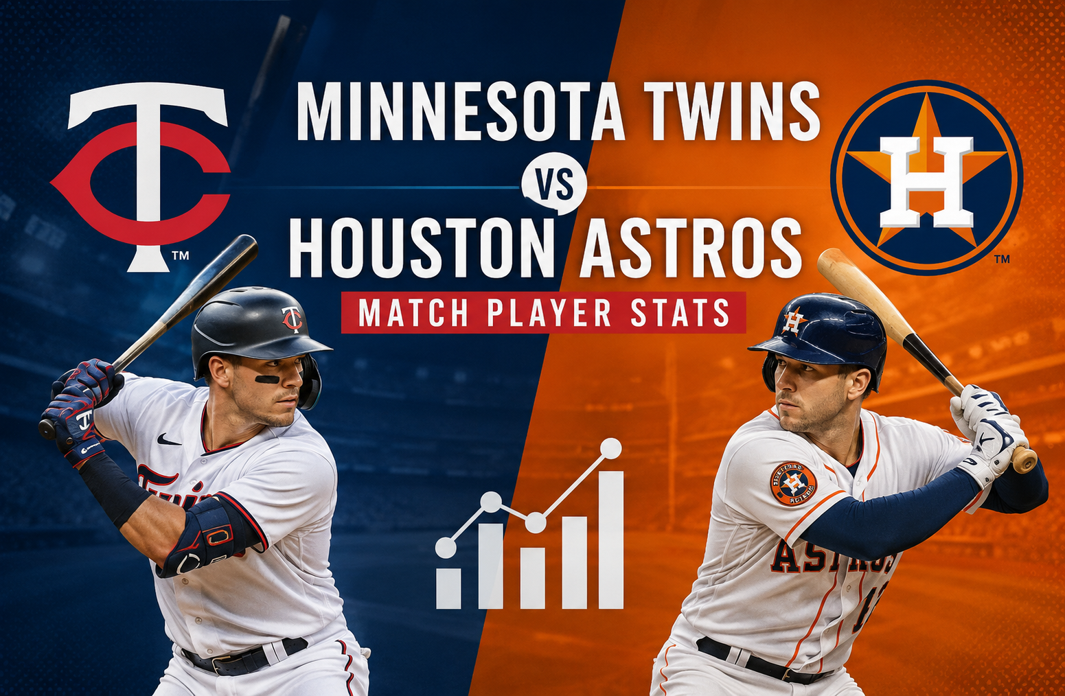 Minnesota Twins vs Houston Astros Match Player Stats