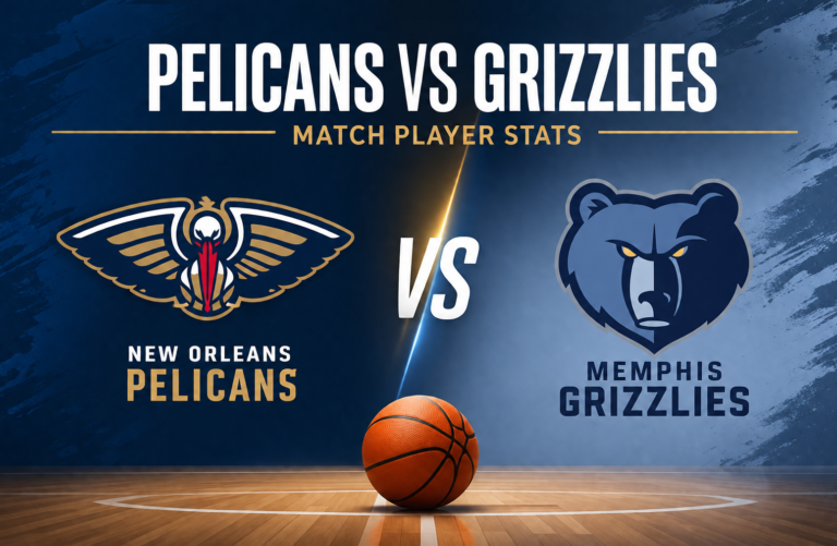 New Orleans Pelicans vs Memphis Grizzlies Match Player Stats