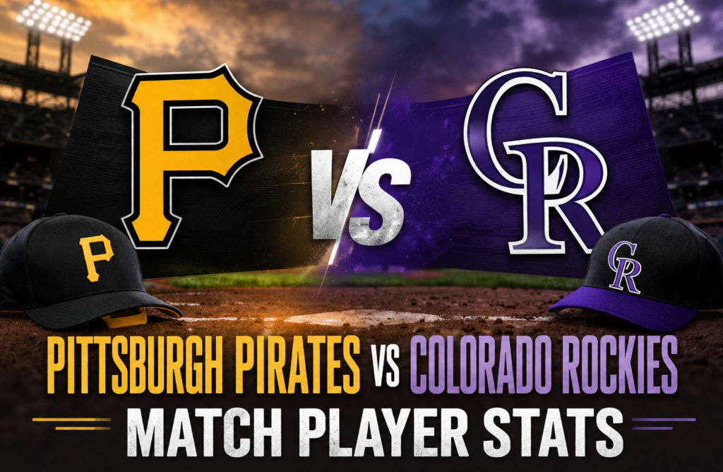 Pittsburgh Pirates vs Colorado Rockies Match Player Stats