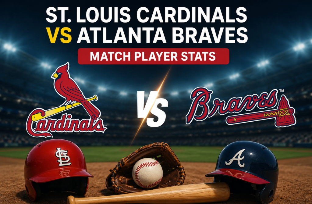 St. Louis Cardinals vs Atlanta Braves Match Player Stats