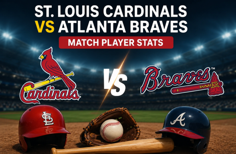St. Louis Cardinals vs Atlanta Braves Match Player Stats