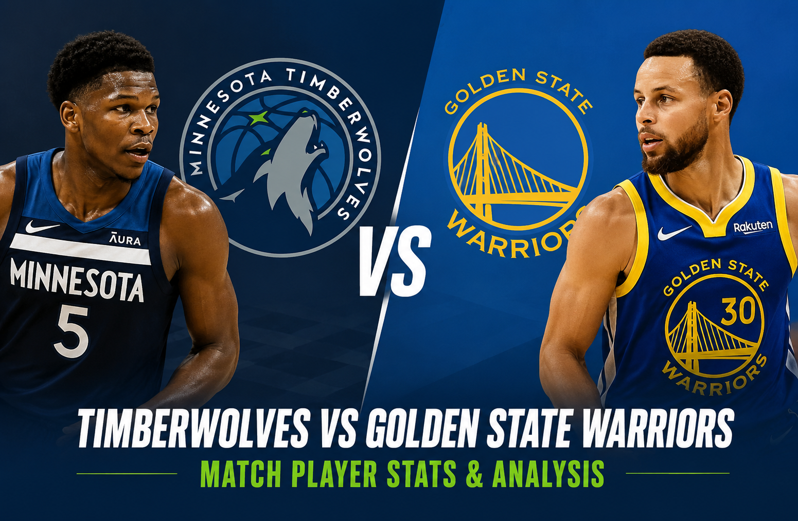 Timberwolves vs Golden State Warriors Match Player Stats