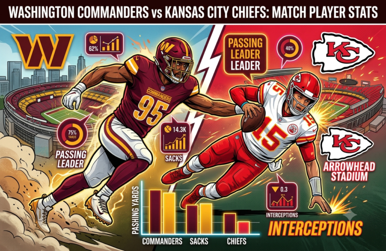 Washington Commanders vs Kansas City Chiefs Match Player Stats