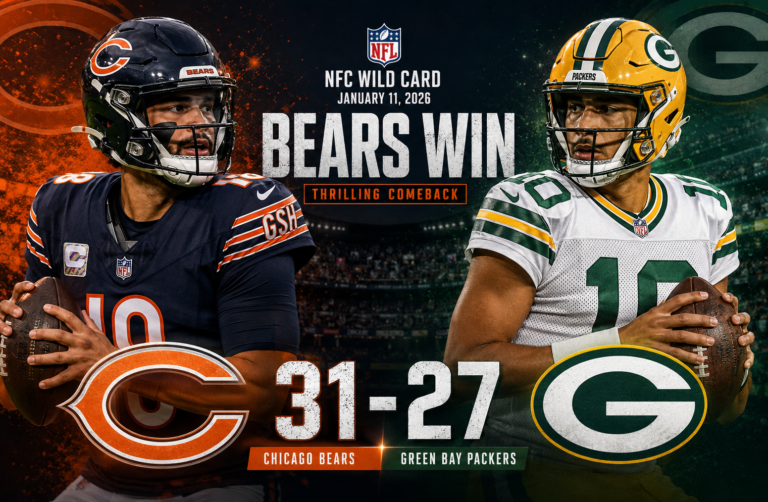 Chicago Bears vs Green Bay Packers Match Player Stats