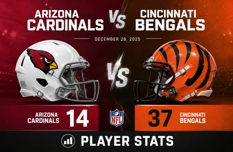 Arizona Cardinals vs Bengals Match Player Stats: Full Game Breakdown