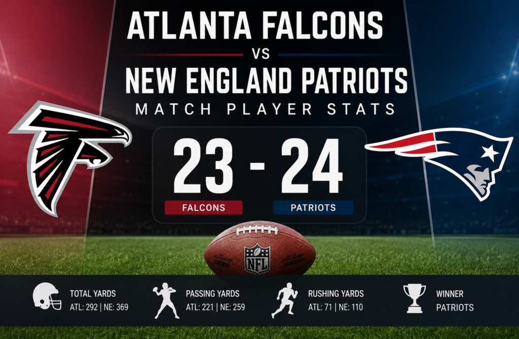 Atlanta Falcons vs Patriots Match Player Stats