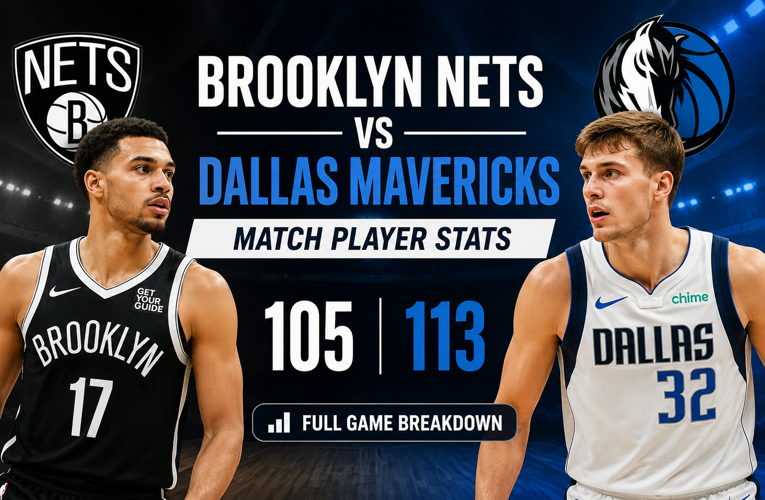 Brooklyn Nets vs Dallas Mavericks Player Stats Deep Dive