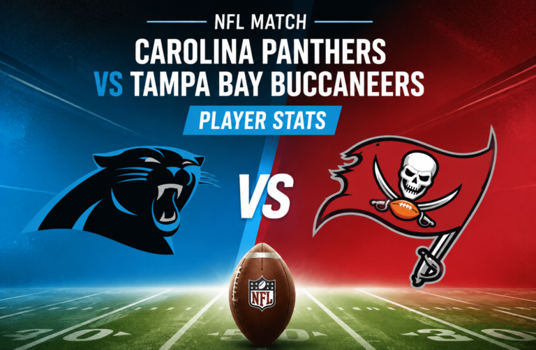 Carolina Panthers vs Tampa Bay Buccaneers Match Player Stats