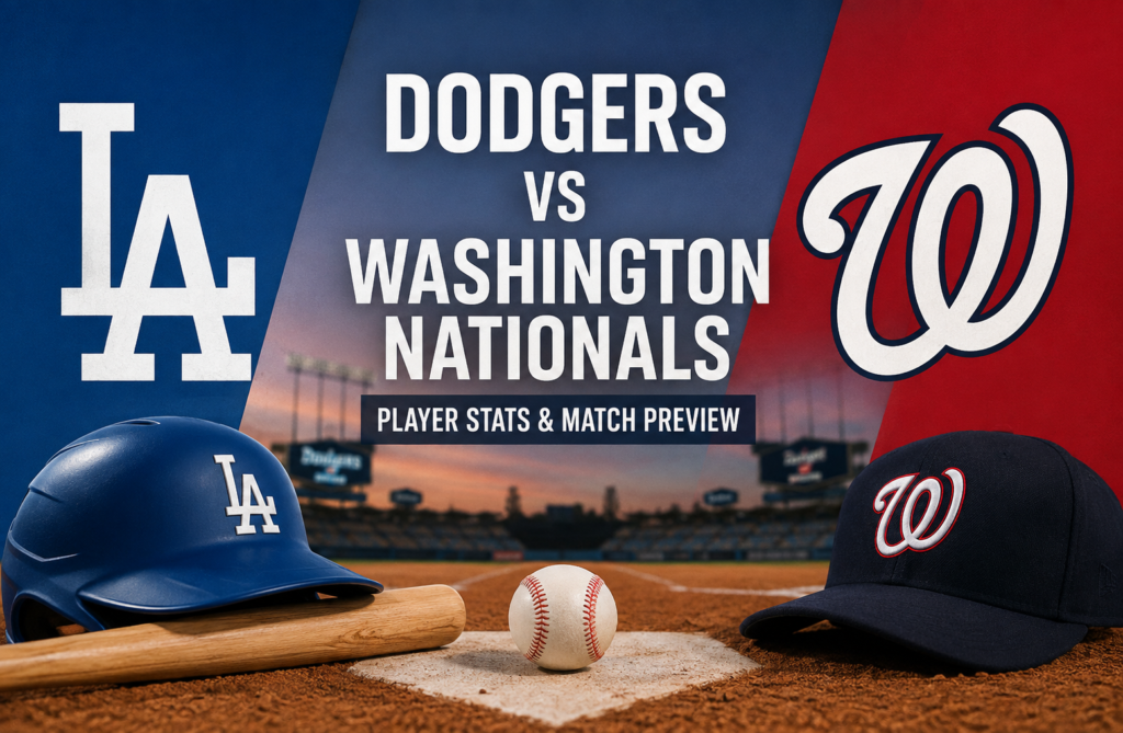 Dodgers vs Washington Nationals Match Player Stats