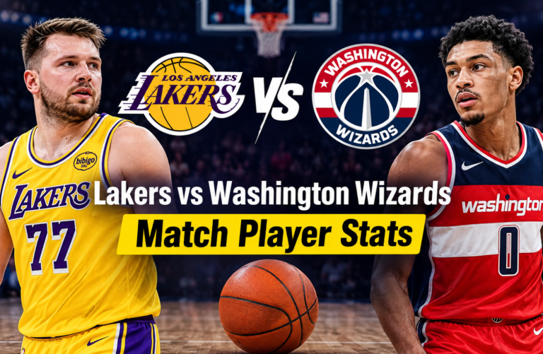 Lakers vs Washington Wizards Match Player Stats