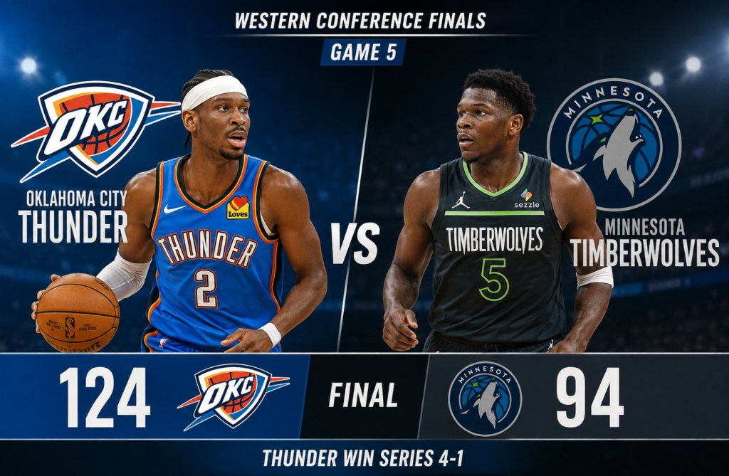 Oklahoma City Thunder vs Minnesota Timberwolves Match Player Stats