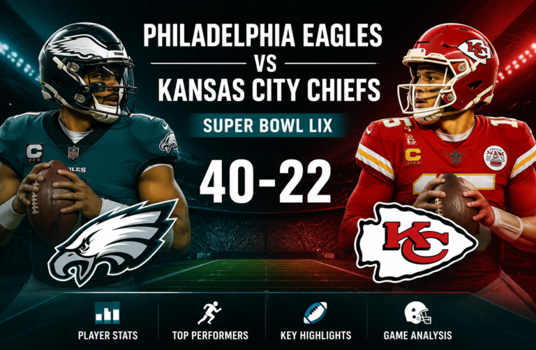 Philadelphia Eagles vs Kansas City Chiefs Player Stats
