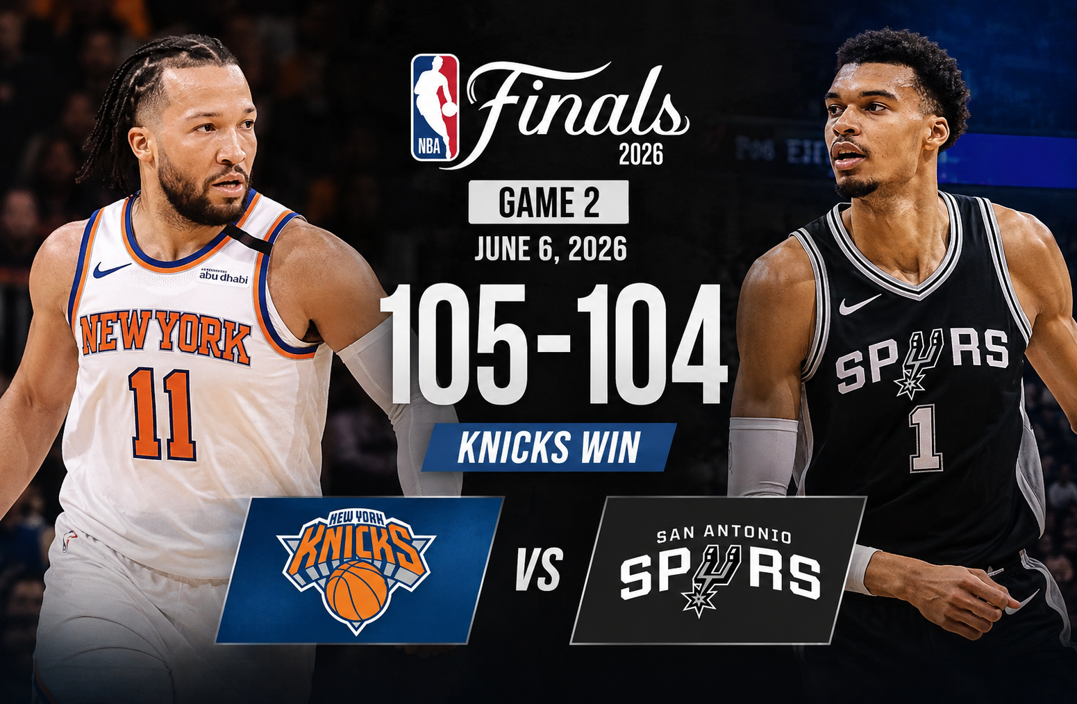 San Antonio Spurs vs Knicks Match Player Stats