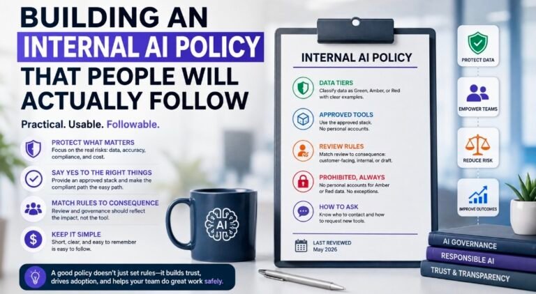 Building an Internal AI Policy That People Will Actually Follow