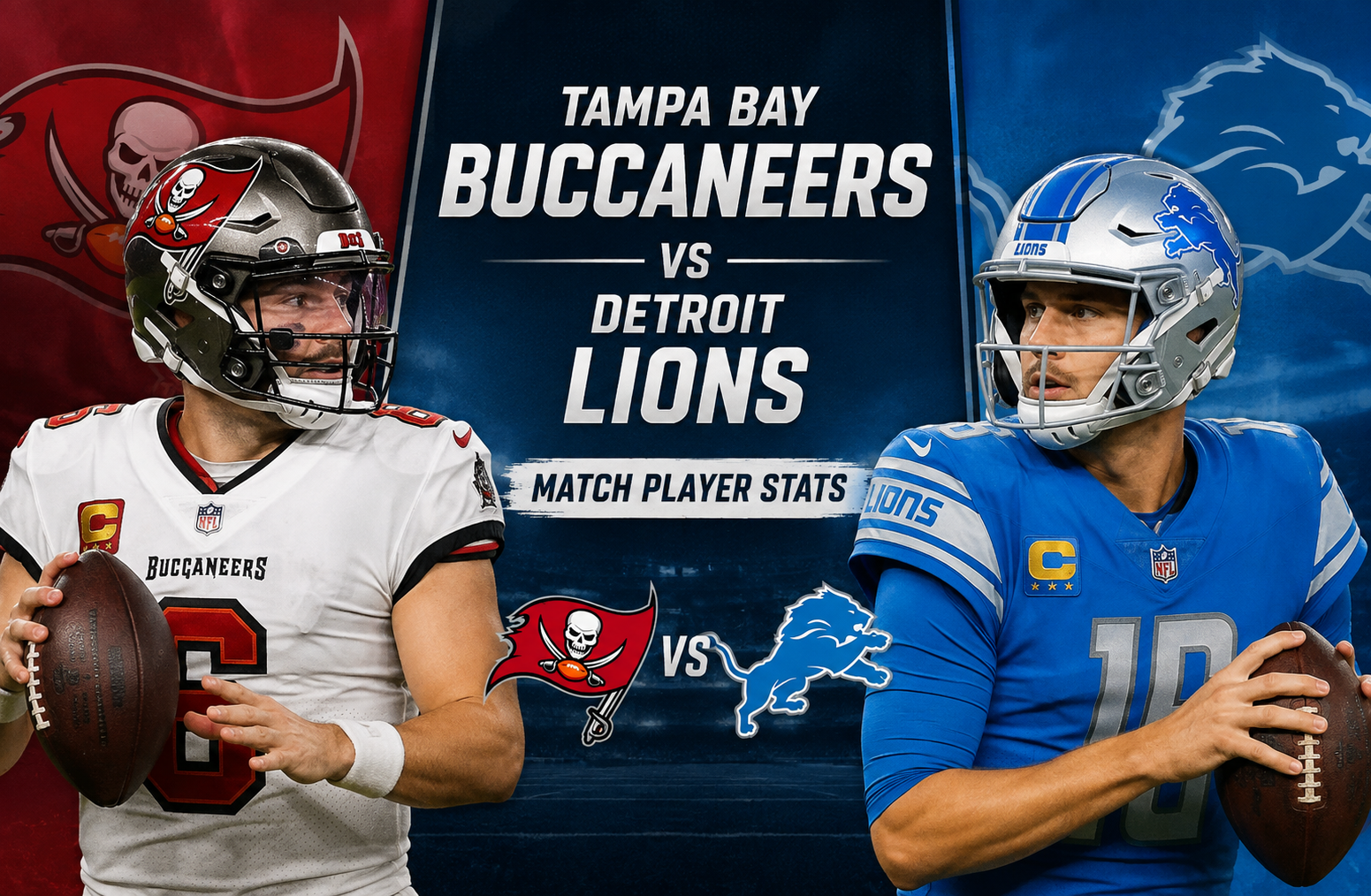 Tampa Bay Buccaneers vs Detroit Lions Match Player Stats: Full Breakdown