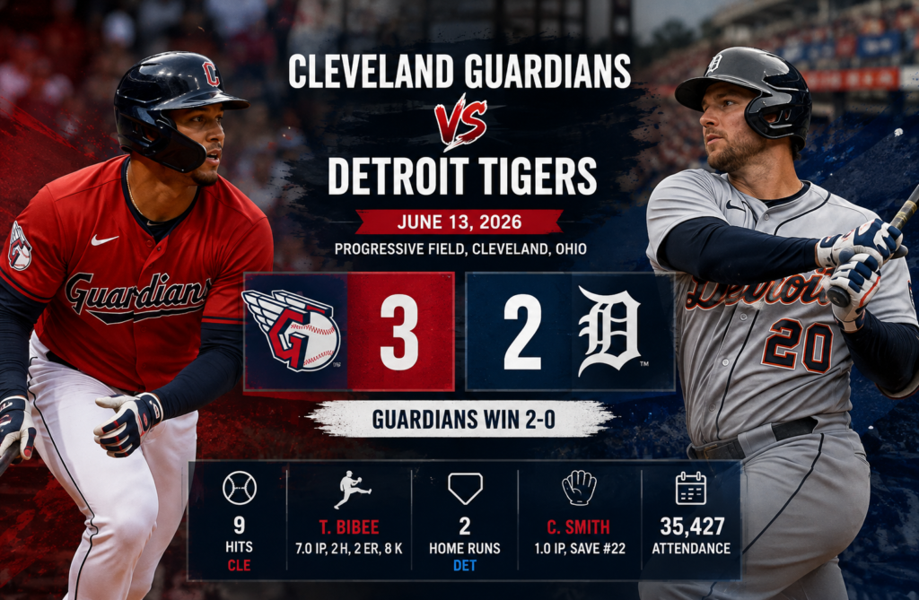cleveland guardians vs detroit tigers match player stats