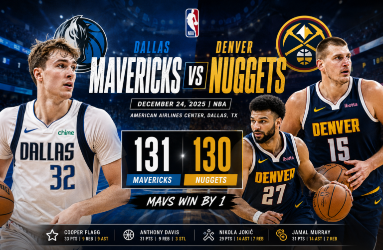 denver nuggets vs dallas mavericks match player stats