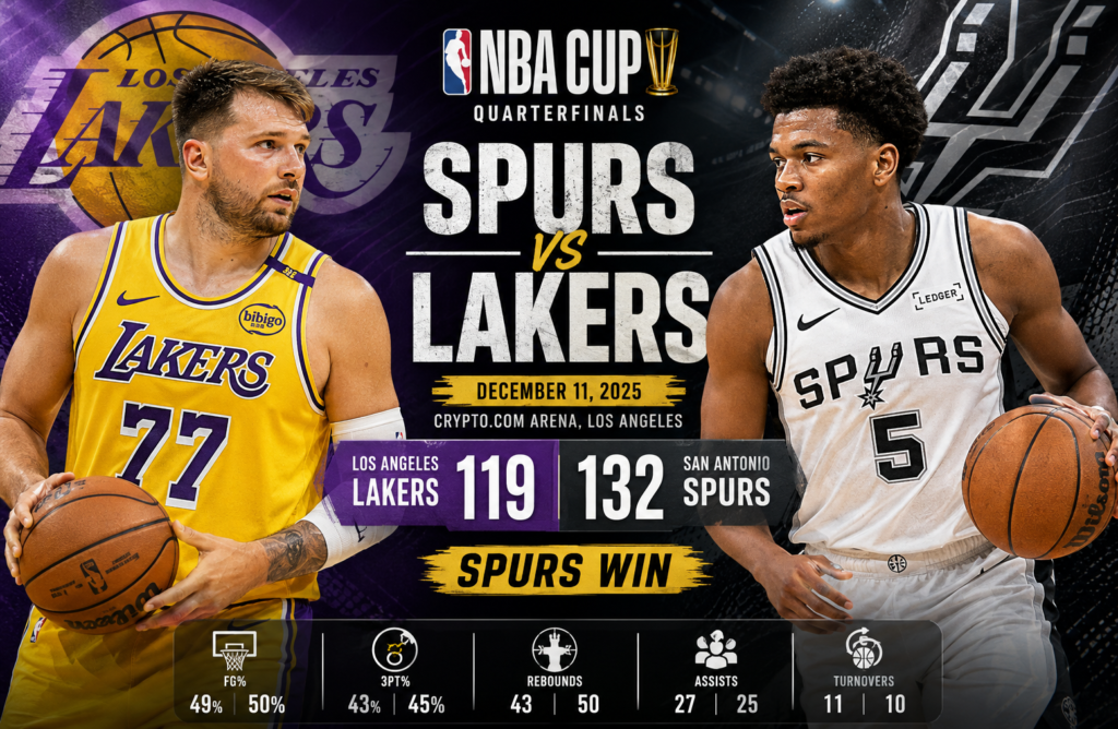 lakers vs san antonio spurs match player stats