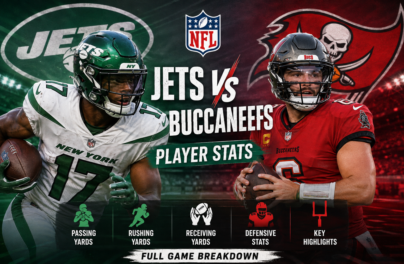 new york jets vs tampa bay buccaneers match player stats