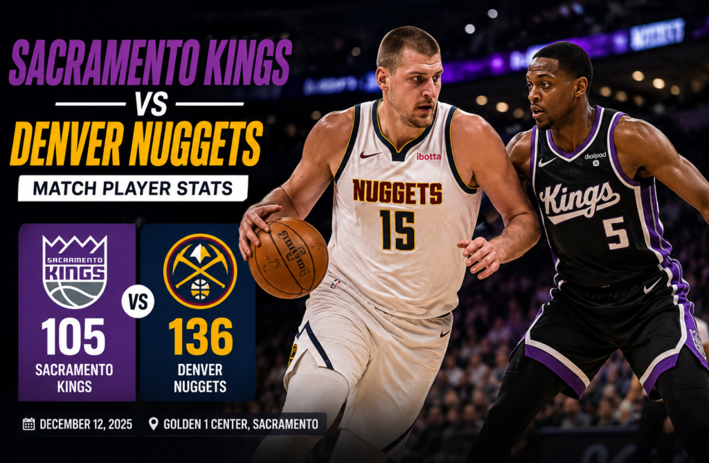 Sacramento Kings vs Denver Nuggets Match Player Stats