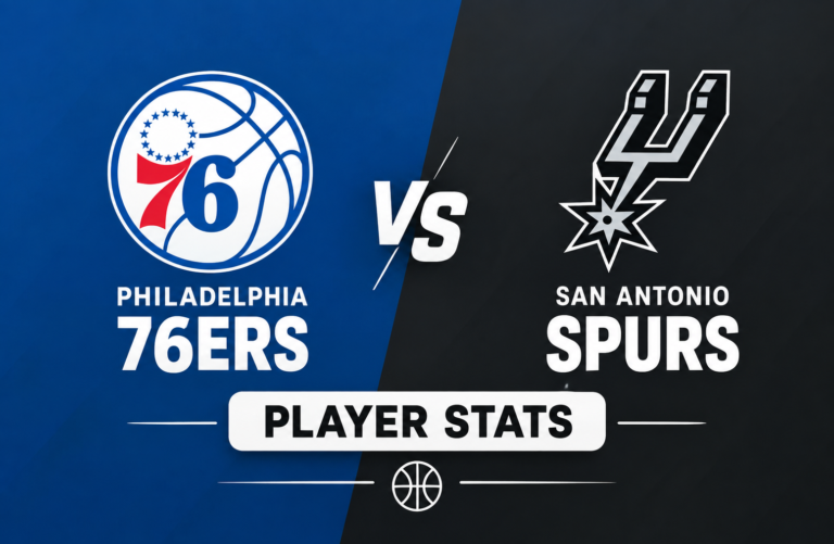 76ers vs San Antonio Spurs Match Player Stats: Full Game Analysis