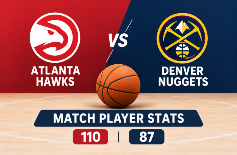 Atlanta Hawks vs Denver Nuggets Match Player Stats